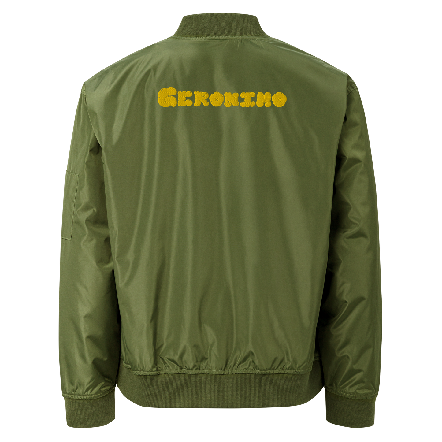 Golden FRNLiii recycled bomber jacket